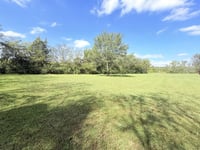 2 acres with a large private backyard; all sides of the property has lots of privacy
