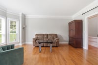 Formal Living Room with Bay Window
