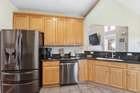 Another view of the tall cabinets in the Kitchen.