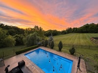 Enjoy the Tennessee sunsets every night from the back deck!
